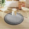 vidaXL Outdoor Carpet ARAKIL Grey Ø120 cm PP