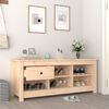 vidaXL Shoe Cabinet 110x38x45.5 cm Solid Wood Pine