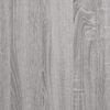 vidaXL TV Cabinet Grey Sonoma 100x35.5x45 cm Engineered Wood