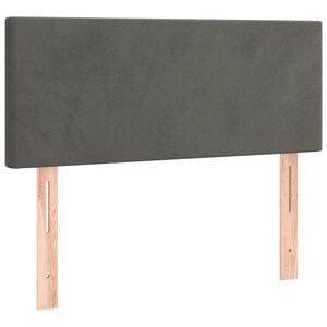 vidaXL Headboard Dark Grey 100 cm Velvet