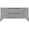 vidaXL TV Cabinet Grey Sonoma 102x44.5x50 cm Engineered Wood