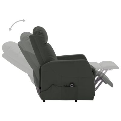 vidaXL Stand up Chair Anthracite Faux Leather