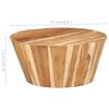 vidaXL Coffee Table &Oslash;65x31 cm Solid Acacia Wood