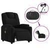 vidaXL Electric Massage Recliner Chair Black Fabric