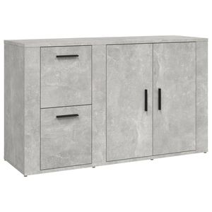vidaXL Sideboard Concrete Grey 100x33x59.5 cm Engineered Wood