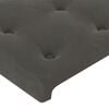 vidaXL Headboards Dark Grey 144x5x78/88 cm Velvet
