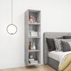 vidaXL Wall Cabinet Concrete Grey 37x37x37 cm Engineered Wood