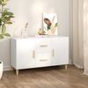 vidaXL Sideboard White 100x36x60 cm Engineered Wood