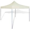 vidaXL Cream Foldable Tent 3 x 3 m