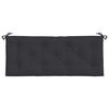 vidaXL Garden Bench Cushion Black 120x50x7 cm Oxford Fabric