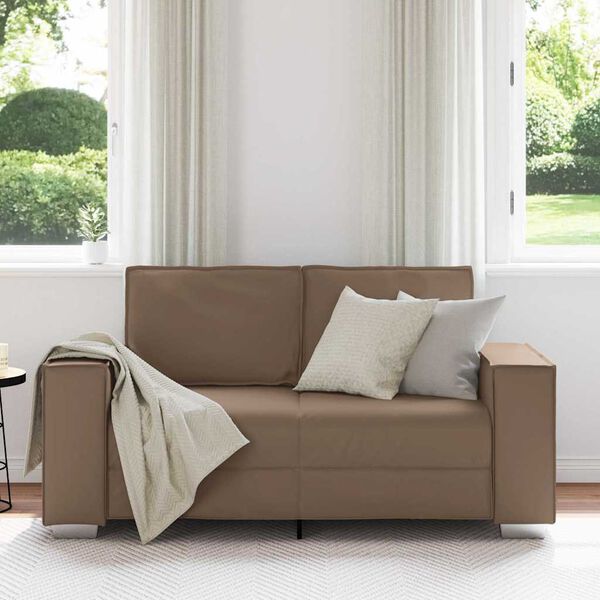 vidaXL Sofa Cappuccino 160 x 80 x 84 cm Fabric