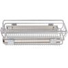 vidaXL Pull-Out Wire Baskets 2 pcs Silver 300 mm