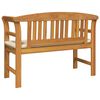 vidaXL Rose Bench Natual 114 x 46 x 82.5 cm Solid Acacia Wood