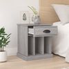 vidaXL Bedside Cabinets 2 pcs Grey Sonoma 43x36x50 cm