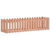 vidaXL Garden Raised Bed with Fence Design 200x50x50 cm