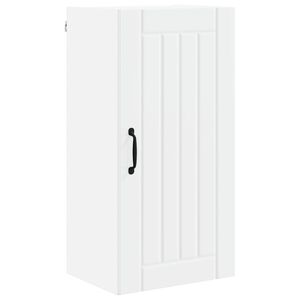 vidaXL Wall Cabinet LUCCA White 40 x 31 x 80 cm Engineered Wood
