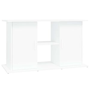 vidaXL Aquarium Stand White 101x41x58 cm Engineered Wood