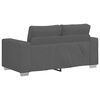 vidaXL Loveseat Sofa Dark Grey 160x77x82 cm Corduroy Fabric