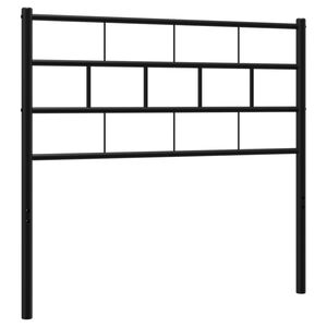 vidaXL Metal Replace Headboard Black 90 cm
