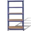 Storage Shelf Garage Storage Organizer Blue