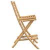 vidaXL Outdoor Bar Stools with Footrests 2 pcs Foldable Bamboo