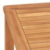 vidaXL Garden Dining Table 140x80x77 cm Solid Teak Wood