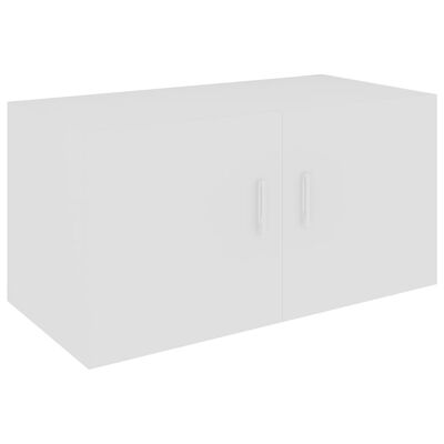 vidaXL Wall Mounted Cabinet White 80x39x40 cm Engineered Wood