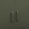 vidaXL Wardrobe Olive Green 90x50x180 cm Steel