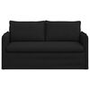 vidaXL Sofa Black 156 x 82 x 85 cm Fabric