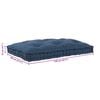 vidaXL Pallet Sofa Cushion Indigo 120 x 80 x 12 cm Fabric