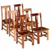 vidaXL Dining Chairs 6 pcs Solid Wood