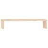 vidaXL Monitor Stand 50x27x10 cm Solid Wood Pine