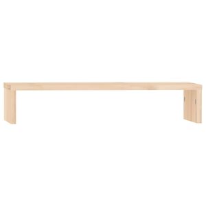 vidaXL Monitor Stand 50x27x10 cm Solid Wood Pine