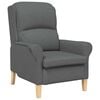 vidaXL Armchair Dark grey 76 x 94 x 102 cm Fabric