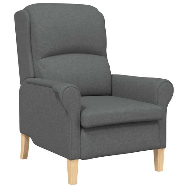 vidaXL Armchair Dark grey 76 x 94 x 102 cm Fabric