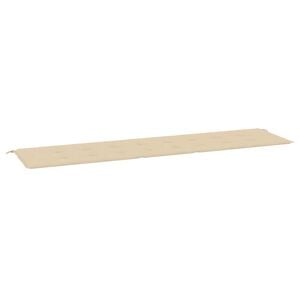 vidaXL Garden Bench Cushion Beige 200x50x3 cm Oxford Fabric