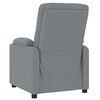 vidaXL Stand up Massage Chair Light Grey Fabric