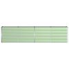 vidaXL Planter Green 320 x 40 x 75 cm Steel