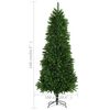 vidaXL Artificial Pre-lit Christmas Tree with Ball Set 240 cm Green