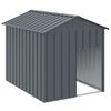 vidaXL Dog House with Roof Anthracite 117x153x123 cm Galvanised Steel
