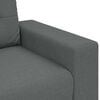 vidaXL Loveseat Sofa Dark Grey 120 cm Fabric