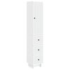 vidaXL Cabinet Set 2 pcs White Engineered Wood