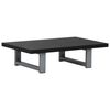 vidaXL Bathroom Wall Shelf for Basin Black 60x40x16.3 cm