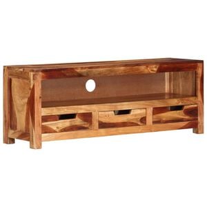 vidaXL TV Cabinet | Honey touch | Solid acacia wood | Medium | TV Cabinet