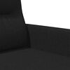 vidaXL 3-Seater Sofa Black 180 cm Fabric