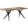 vidaXL Dining Table 180x90x76 cm Solid Reclaimed Wood