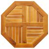 vidaXL Table Top 60x60x2 cm Octagonal Solid Wood Acacia