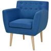 vidaXL Armchair Blue Fabric