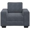 vidaXL Sofa Chair Dark Grey 100x77x82 cm Velvet