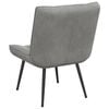 vidaXL Relaxing Chair Dark Grey 64x74x84 cm Velvet